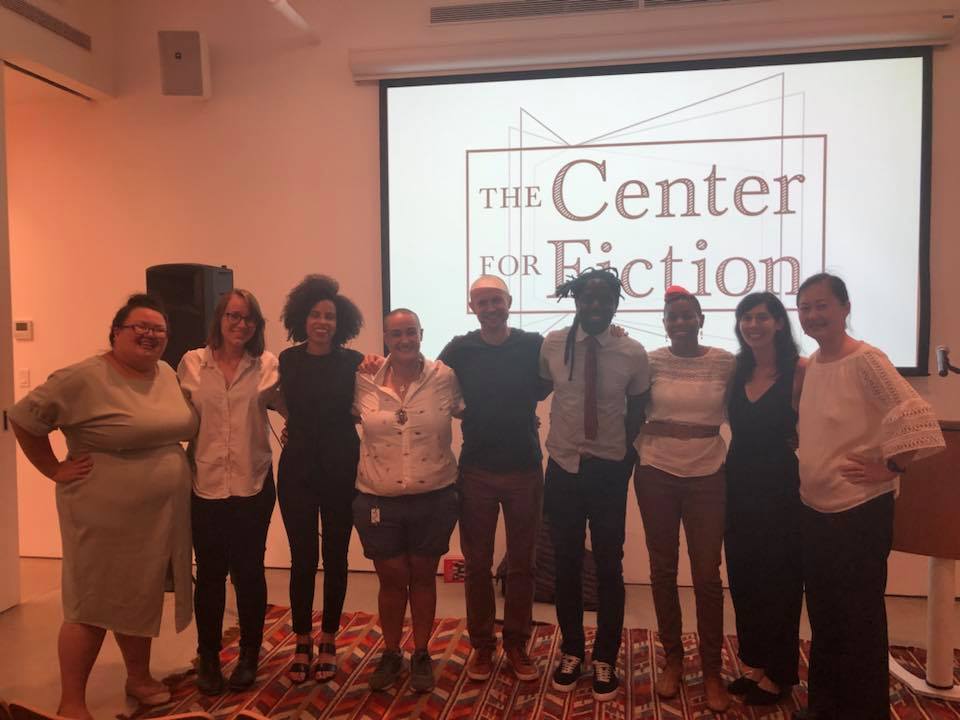 author with 2017-18 Center for Fiction fellows